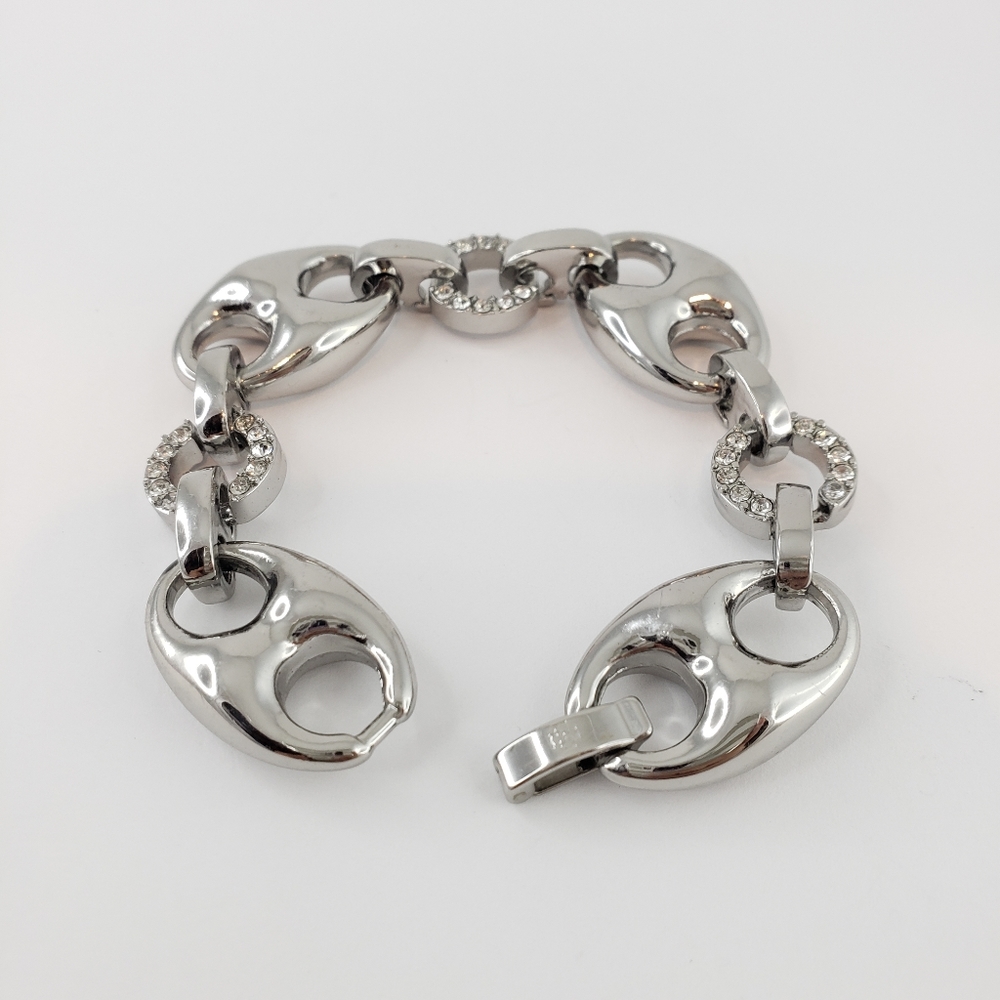 Ann Taylor Modern Statement Bracelet Silver - Picture 16 of 16